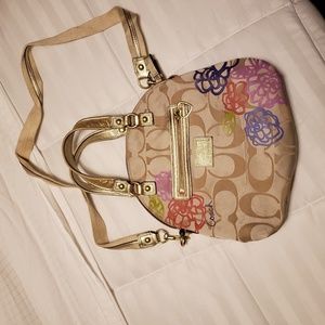 Coach Poppy Flower purse